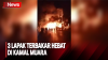 Diduga Ada Percikan Api dari Kabel Listrik, 3 Lapak Terbakar di Kamal Muara