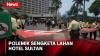 Pengelola Komplek GBK Pasang Plang Peringatan Pengosongan Lahan di Area Hotel Sultan