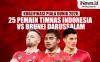 Infografis 25 Pemain Timnas Indonesia Vs Brunei di Kualifikasi Piala Dunia 2026