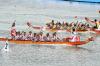 Selebrasi Tim Perahu Naga Indonesia Raih Medali Emas Asian Games 2022