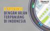 Infografis 5 Provinsi dengan Jalan Terpanjang di Indonesia