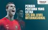 Infografis Cristiano Ronaldo Pemain Pertama yang Cetak 125 Gol Level Internasional