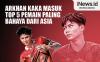 Infografis Arkhan Kaka Masuk Top 5 Pemain Paling Bahaya dari Asia