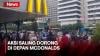 Aksi Saling Dorong Terjadi saat Demo Bela Palestina di Depan McDonalds