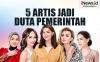 Infografis 5  Artis Jadi Duta Pemerintah