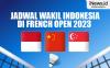 Infografis Jadwal Wakil Indonesia di French Open 2023 Hari Ini