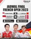 Infografis Jadwal Final French Open 2023