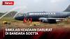 Pesawat Tujuan Jakarta-Medan Tergelincir Sejauh 50 Meter dari Landasan Bandara Soetta