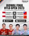 Infografis Jadwal Final Hylo Open 2023: 2 Wakil Indonesia Berpeluang Rebut Juara!