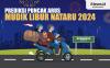 Infografis Prediksi Puncak Arus Mudik Libur Nataru 2024