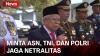 Jelang Pemilu 2024, Wapres Minta ASN, TNI dan Polri Jaga Netralitas pada Pemilu 2024