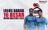 Infografis Kevin/Rahmat Lolos ke Babak 16 Besar Japan Masters 2023
