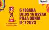 Infografis Daftar 6 Negara Lolos 16 Besar Piala Dunia U-17 2023