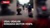 Viral Oknum Pejabat Pemkab Jombang Diduga Ugal-ugalan Kendarai Vespa di Jalan