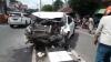 Kecelakaan di Medan, Mobil Sport Honda Civic Tabrak Pikap hingga Lompati Pembatas Jalan