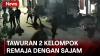 2 Kelompok Remaja Terekam CCTV Tawuran dengan Sajam di Kalideres