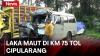 Laka Maut di KM 75 Tol Cipularang, Minibus Travel Tabrak Truk, 2 Orang Tewas