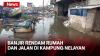Banjir Rendam Rumah dan Akses Jalan Kampung Nelayan di Jakarta Utara