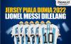 Infografis Jersey Piala Dunia 2022 Lionel Messi Dilelang