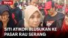 Cek Harga Bahan Pokok, Siti Atikoh Blusukan ke Pasar Rau Serang, Pasar Rau Serang