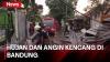 Hujan Deras dan Angin Kencang Landa Bandung, Atap Rumah Beterbangan