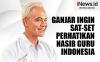 Infografis Ganjar Ingin Sat-Set Perhatikan Nasib Guru Indonesia