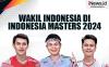 Infografis Daftar Wakil Indonesia di Indonesia Masters 2024