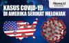 Infografis Kasus Covid-19 di Amerika Serikat Melonjak