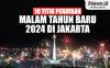 Infografis 10 Titik Perayaan Malam Tahun Baru 2024 di Jakarta