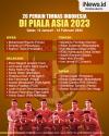 Infografis Skuad Final 26 Pemain Timnas Indonesia di Piala Asia 2023 Resmi Dirilis