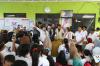 Kedatangan HT Disambut Gembira Warga Jakpus saat Sosialisasi Caleg Partai Perindo