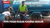 Pipa PDAM Rusak karena Banji, Ratusan Warga Muarojambi Antre Air Bersih 