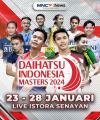 Daftar Wakil Indonesia di Daihatsu Indonesia Masters 2024. Live di MNCTV dan iNews