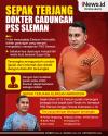 Infografis Sepak Terjang Elwizan Dokter Gadungan PSS Sleman