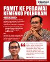 Infografis Mahfud MD Pamit ke Pegawai Kemenko Polhukam