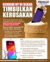 Infografis Rendam HP di Beras Bisa Timbulkan Kerusakan