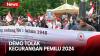 Ratusan Massa Gelar Demo di Patung Kuda, Desak Bawaslu Tegas dalam Pengawasan Pemilu