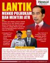 Infografis Presiden Jokowi Lantik Hadi Tjahjanto Jadi Menko Polhukam, AHY Menteri ATR