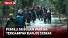 Sampah Dampak Banjir Mulai Dibersihkan Warga Jelang Pemilu Susulan di Demak