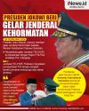 Infografis Presiden Jokowi Beri Gelar Jenderal Kehormatan kepada Prabowo Subianto