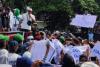 Ratusan Orang Demo KPU Sumut, Tolak Hasil Pemilu 2024 karena Dinilai Curang