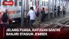 Ratusan Santri Banjiri Stasiun Jember untuk Mudik Jelang Puasa