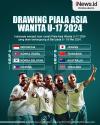 Infografis Drawing Piala Asia Wanita U-17 2024