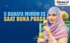 Infografis Daftar 5 Bahaya Minum Es saat Buka Puasa