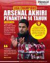 Infografis Arsenal Akhiri Penantian 14 Tahun di Liga Champions 