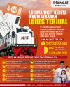 Infografis 1,6 Juta Tiket Kereta Api Mudik Lebaran Ludes