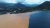 Penampakan Laut Pesisir Kolaka Utara Berwarna Merah, Diduga Imbas Lumpur Tambang