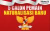 Infografis Daftar 5 Calon Pemain Naturalisasi Baru Timnas Indonesia