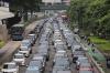 Jalan Jenderal Sudirman Jakarta Macet Parah Jelang Waktu Buka Puasa - Bagian 1