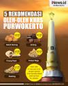 Infografis 5 Rekomendasi Oleh-Oleh Khas Purwokerto
